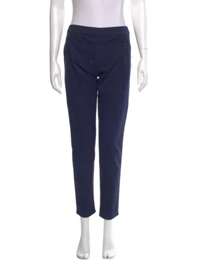 Pre-owned Prada Straight Leg Pants In Blue