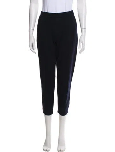 Pre-owned Prada Straight Leg Pants In Blue