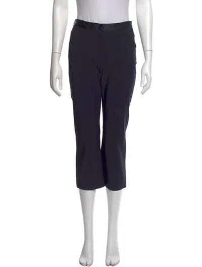 Pre-owned Prada Straight Leg Pants In Blue