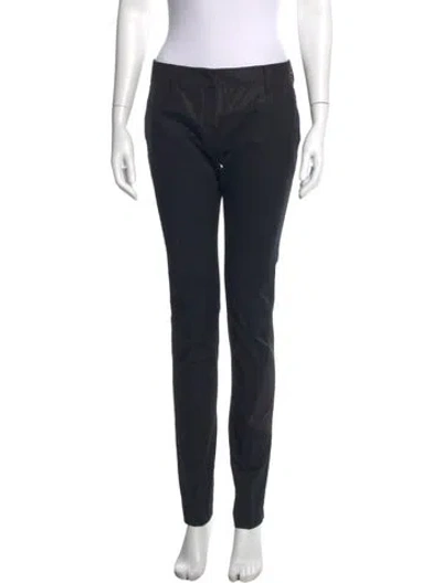 Pre-owned Prada Straight Leg Pants In Blue