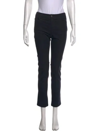 Pre-owned Prada Straight Leg Pants In Blue