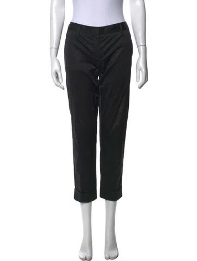 Pre-owned Prada Straight Leg Pants In Blue
