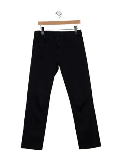 Pre-owned Prada Straight Leg Pants In Blue