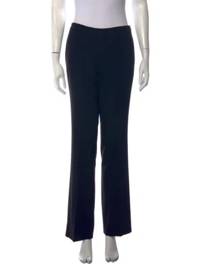 Pre-owned Prada Straight Leg Pants In Blue