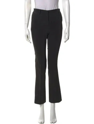 Pre-owned Prada Straight Leg Pants In Gray