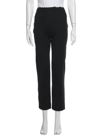 Pre-owned Prada Straight Leg Pants In Grey