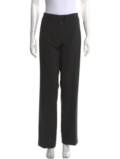 Pre-owned Prada Straight Leg Pants In Grey