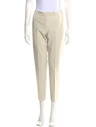 Pre-owned Prada Straight Leg Pants In Neutral