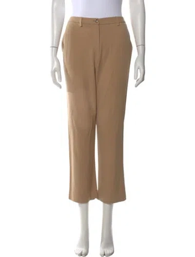 Pre-owned Prada Straight Leg Pants In Neutral
