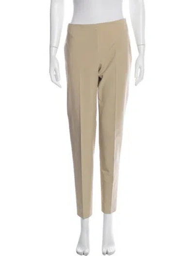 Pre-owned Prada Straight Leg Pants In Neutral