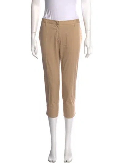 Pre-owned Prada Straight Leg Pants In Neutral