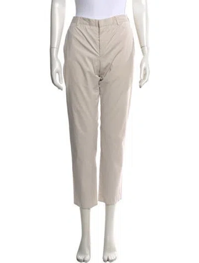 Pre-owned Prada Straight Leg Pants In Neutral