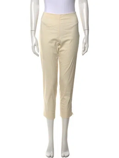 Pre-owned Prada Straight Leg Pants In Neutrals