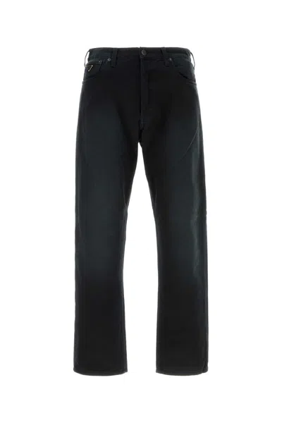 Prada Straight Leg Tapered Jeans In Black