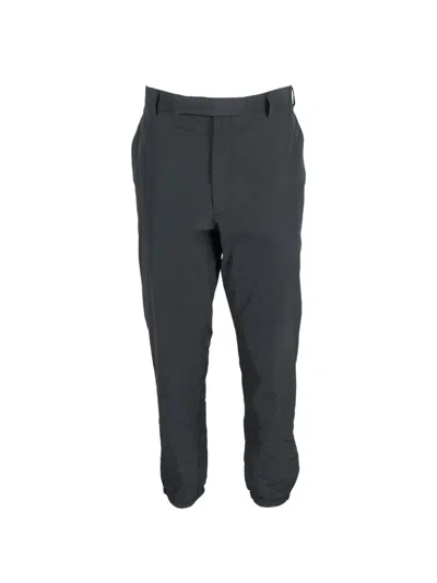 Pre-owned Prada Straight-leg Trousers In Black