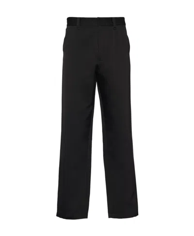 Prada Straight-leg Trousers In Black