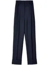 Prada Straight-leg Trousers In Blue