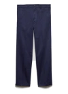 Prada Straight-leg Trousers With Tailored Design In Blue