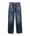 Prada Five Pocket Jeans In Washed Denim In Blue