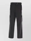Prada Grey Wool Cargo Pant