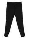 Prada Straight Leg Wool Trousers Clothing In Black