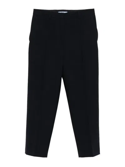 Prada Straight Pants In Black