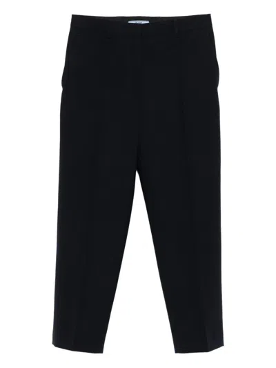 Prada Straight Pants In Blue