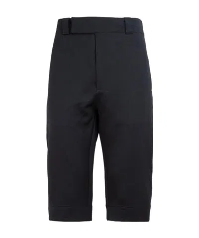Prada Straight Shorts In Black