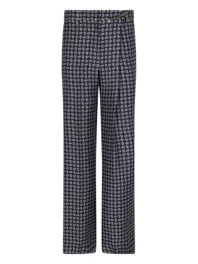 パンツ Prada Wide-Leg Paisley Print Twill Trousers Prada Paisley Wide Leg Silk Twill Pants - Bergdorf Goodman