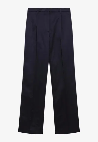 Prada Straight-leg Chino Pants In Blue