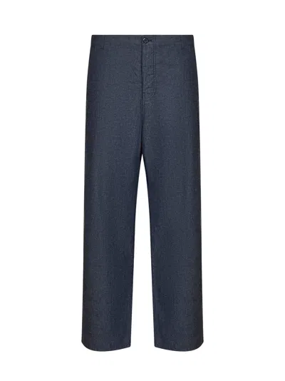 Prada Straight-leg Cotton Jeans In Blue