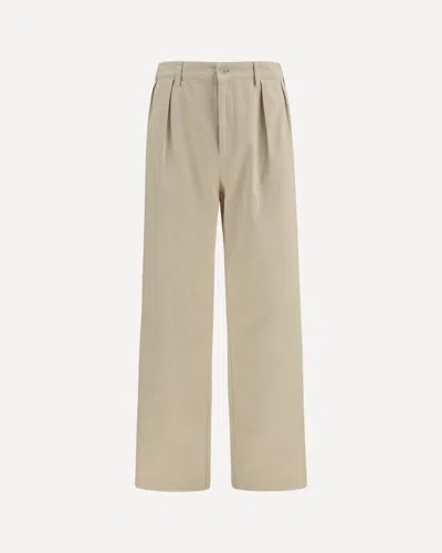 Prada Straight-leg Cotton Pants In Brown