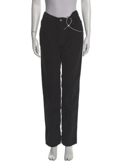 Pre-owned Prada Straight-leg Jeans In Black