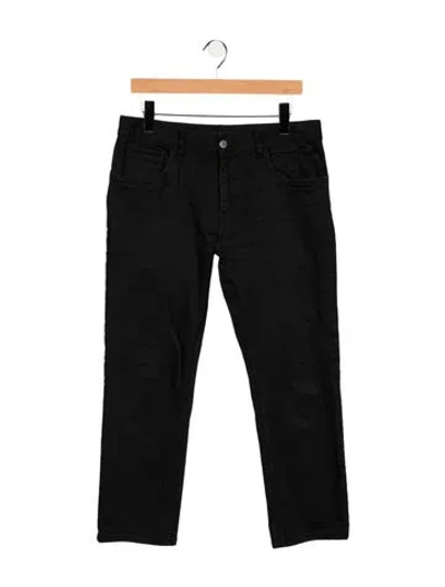 Pre-owned Prada Straight-leg Jeans In Black