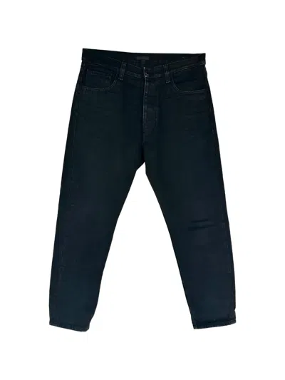 Pre-owned Prada Straight-leg Jeans In Black