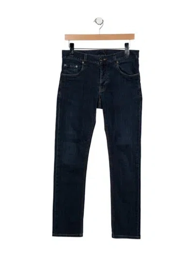 Pre-owned Prada Straight-leg Jeans In Blue