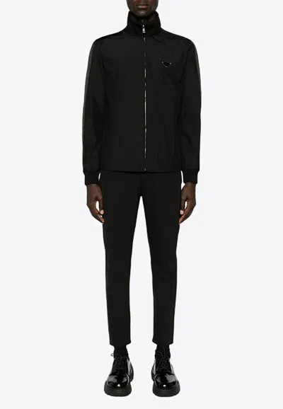 Prada Straight-leg Tailored Pants In Black