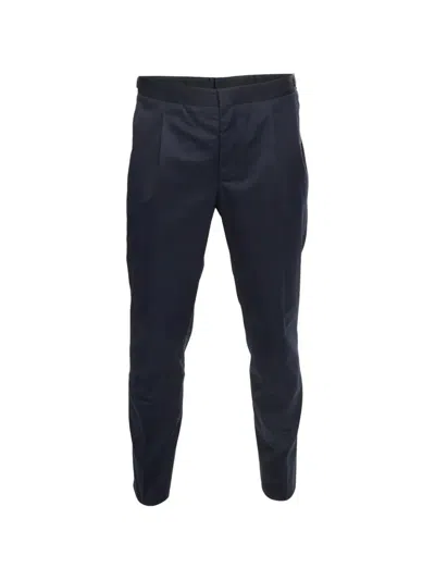 Pre-owned Prada Straight-leg Trousers In 蓝色