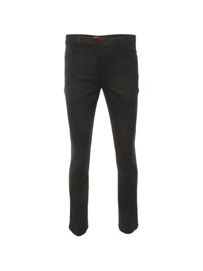 Pre-owned Prada Straight-leg Trousers In Black