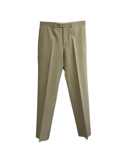 Pre-owned Prada Straight-leg Trousers In Neutral