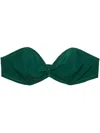 Prada Radzimir Strapless Bra Top In Green