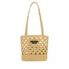Prada Straw Handbag In Neutral