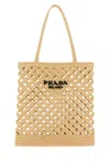Prada Straw Handbag In Pink