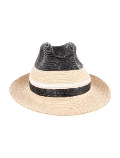 Pre-owned Prada Straw Hat In Neutrals