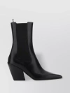 Prada Black Leather Ankle Boots