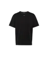 Prada Triangle-logo Cotton T-shirt In Black