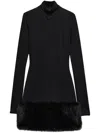 Prada Abito In Jersey Nero Donna In Black