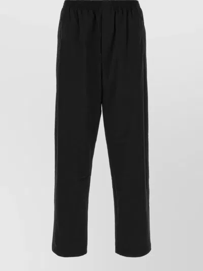Prada Stretch Nylon Chino Shorts In Black