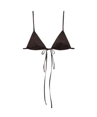 PRADA PRADA STRETCH POPLIN BRA