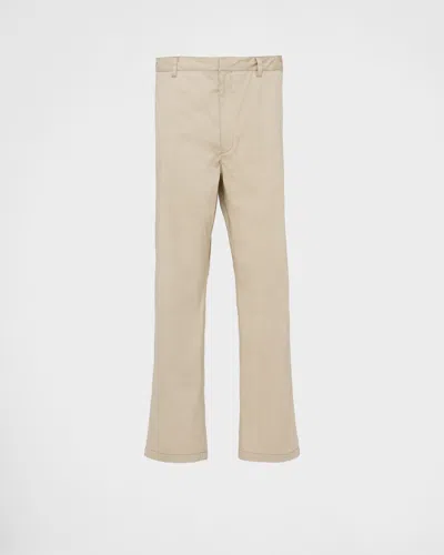 PRADA HOSE AUS STRETCH-POPELINE